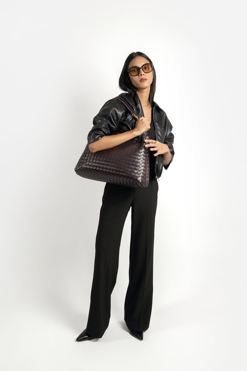 AMARA TOTE LARGE COFFEE