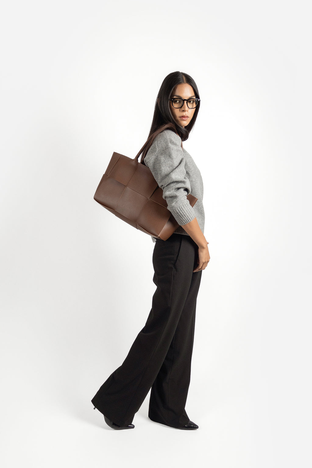 ISLA TOTE BAG HAZEL BROWN