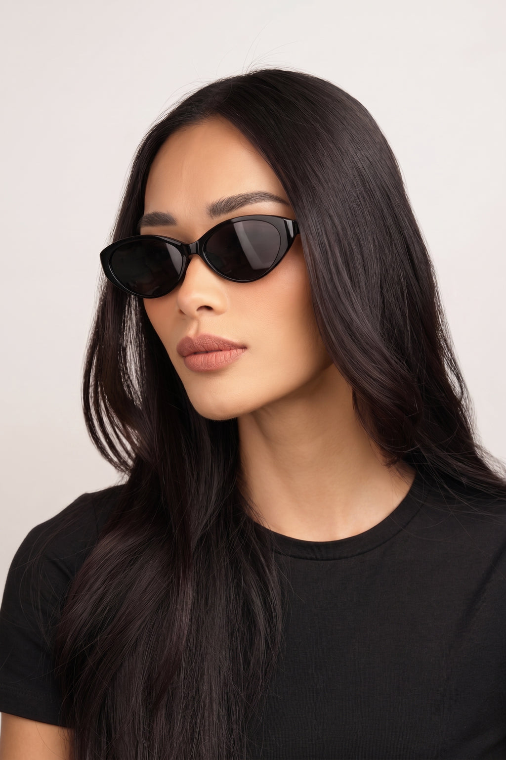 FLEUR OVAL CAT EYE ACETATE – TORTOISE WITH DARK TINTED LENS
