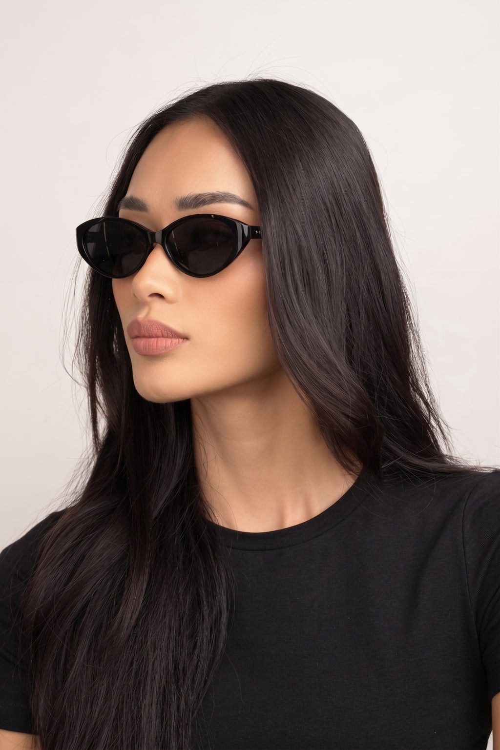 FLEUR OVAL CAT EYE ACETATE – TORTOISE WITH DARK TINTED LENS